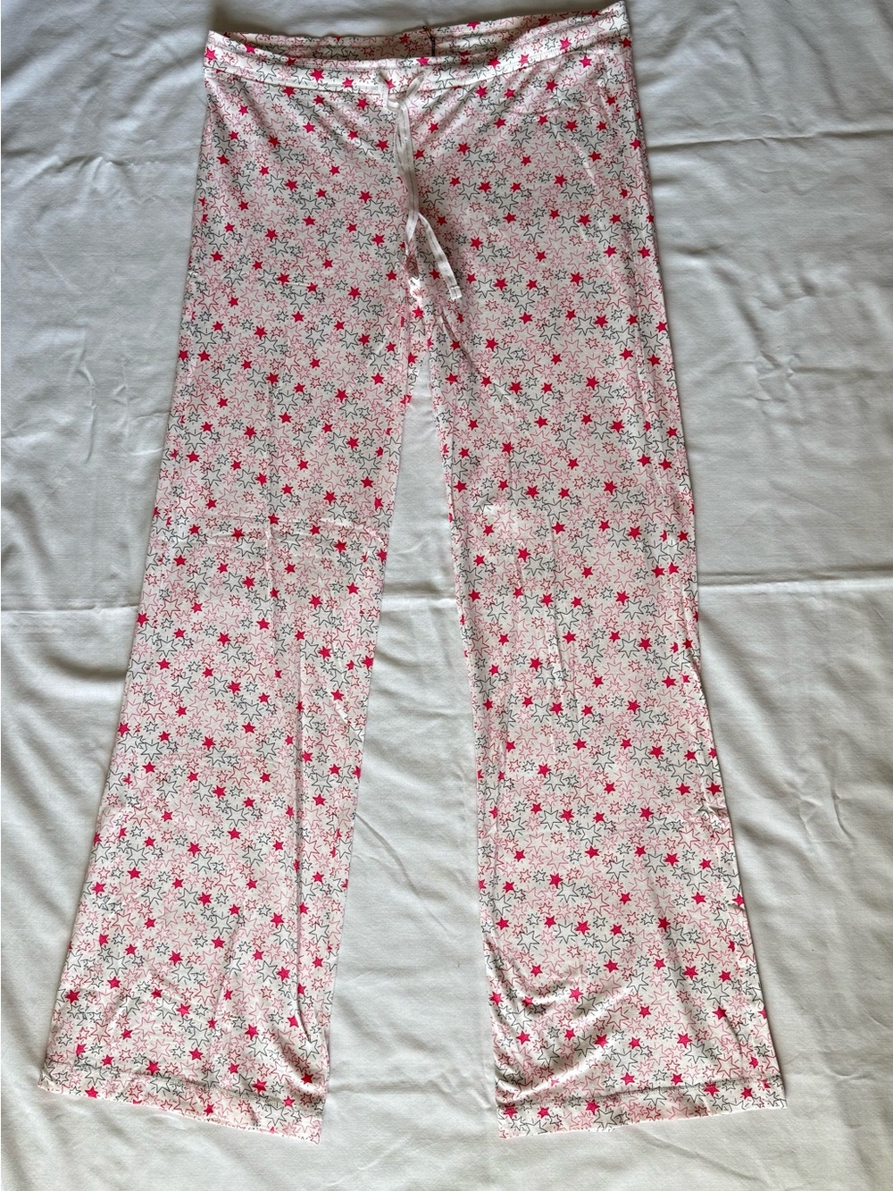 Vintage 2011 Victoria's Secret Pink Star Print Flare Lounge Pants NWT Small s